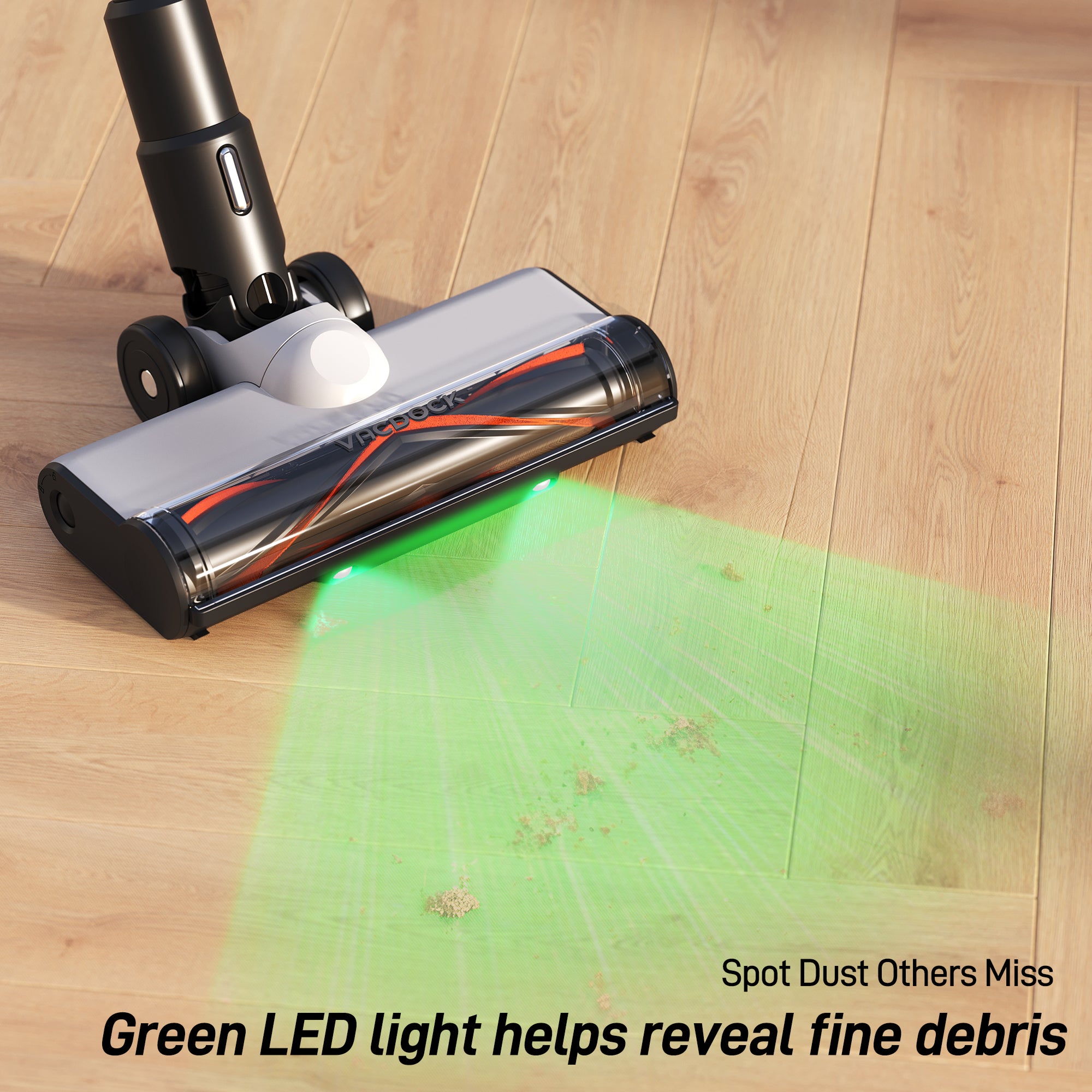 VACDOCK CoreJet5 Cordless Vacuum Cleaner, Self-Emptying All-in-One Dock