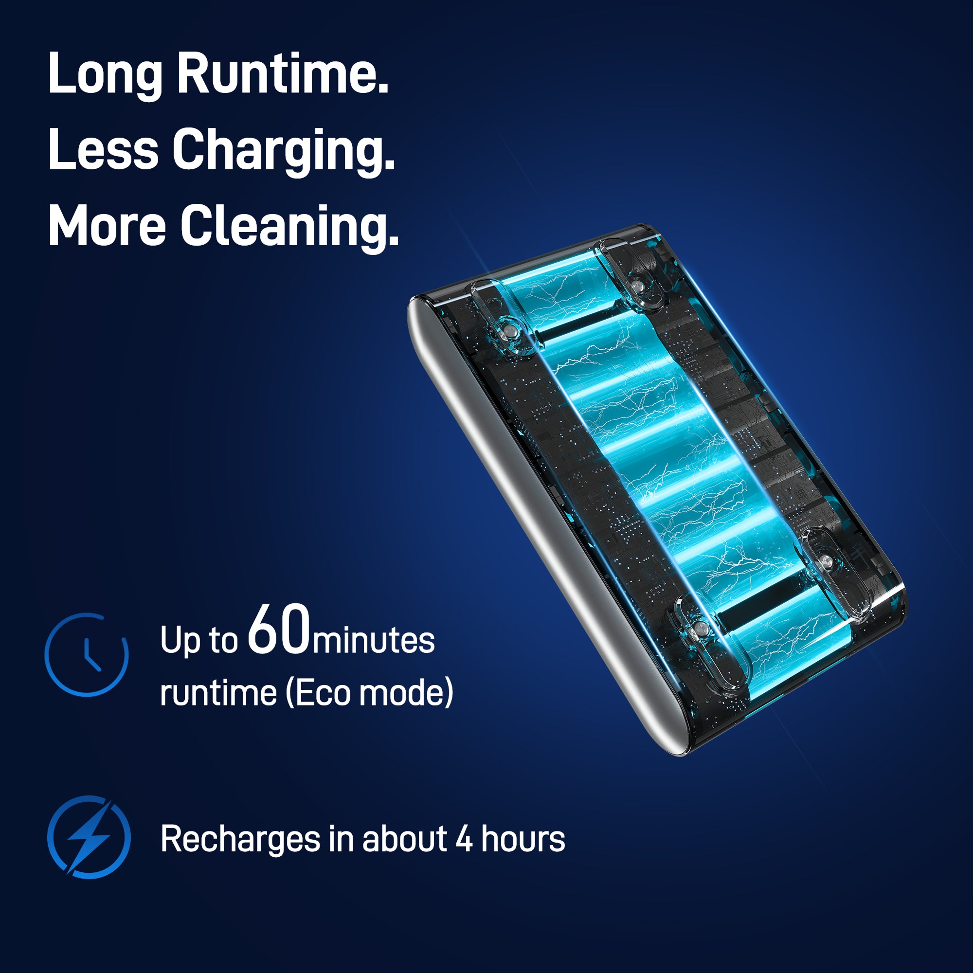 VACDOCK CoreJet5 Cordless Vacuum Cleaner, Self-Emptying All-in-One Dock